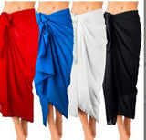 2025 Summer Women's Short Skirt Print Beach Chiffon Silk Scarf Hanging Half-Dress Skirt HZ1208