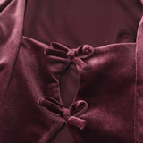 2025 Autumn New Women's Clothing Fashion Simple Back Bow Top HZ1208