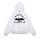 Small Graffiti Edig Dress Men's Clothing | 2025 Autumn And Winter Plus Thick Hooded Solid Coat Hoodie Hoodie Tide HZ1208