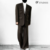 25 Spring New Leather Belt Short Skirt Belt Belt Belt Belt Belt + Two-Piece Pendant Broad Leg Pants Women Two Sets 1070 HZ1208