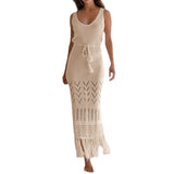 Summer New Hollow With Lyso Swimsuit Jacket Beach Long Dress Women Bikini Shirt HZ1208