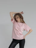 2025 Spring Summer New Solid Color T-Shirt Women Hot Pure Cotton Short-Sleeved Top Loose HZ1208