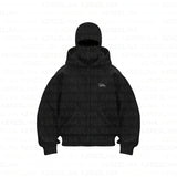 Tide Double Hat Unique Design Hoodie Autumn And Winter New Men's And Women's Same Loose Y2K Jacket HZ1208