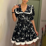 Spring New Women's Temperament Sexy Bare Back Sleeveless Solid Color V Tie Sling Skirt Dress HZ1208