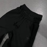 2025 New Popular Five-Pointed Star Printing Series Of Young Couples Casual Fake Two Broad-Legged Pants HZ1208
