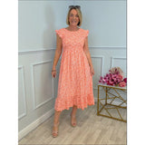 2025 Summer Explosion Lady Print Floral Elegant Dress Holiday Dress HZ1208