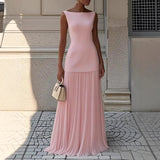 2025 Shein Elegant Dress Party Vest Half Skirt Fold Two Sets HZ1208