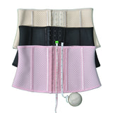 18230 New Breathable Mesh Rubber Waist Seal 18Cm Short 9 Hook 9 Steel Bone Professional Fitness Waist HZ1208