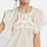 New Western Super Fairy Princess Dress Chinese Ancient Style Alien Style Shanghangflash Blouse HZ1208