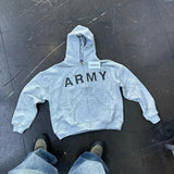 2025 New Hoodie Sweater Printing National Tide Treasure Zipper Cardigan Print Hoodie Hot HZ1208