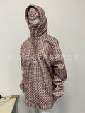 New Retro Half-Necked Jacket Men's And Women's Young Lattice Double Hat Hoodie HZ1208