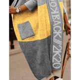 2025 Color Pocket Hooded Knitted Knitted Women's Long Cardigan Women's Coat Color Design HZ1208