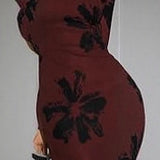 New Summer 2025 Summer Holiday Sexy Body-Bossing Three-Dimensional Flowers With Fork With Dress Women's Dress HZ1208