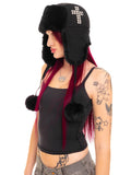 2025 Autumn And Winter Costume Crucifix Hot Hat Cute Warm Lightning Hat Y2K Subculture HZ1208