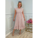 2025 Summer Explosion Lady Print Floral Elegant Dress Holiday Dress HZ1208