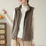 2025 Autumn And Winter New Mother Dress Rocking Velvet Horse Clip Warm Casual Coat Women Fashion Shoulder Vest Woman HZ1208