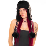 2025 Autumn And Winter Costume Crucifix Hot Hat Cute Warm Lightning Hat Y2K Subculture HZ1208
