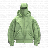 2025 New Autumn And Winter Tidewear Men's And Women's Loose High Street Y2K Retro Hoodie Jacket HZ1208