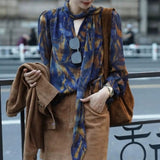 Ankola Red Apricot Gradient Round-Neck Sweater Women's 2025 New Winter Knitted Shirt Unique Super-Looking Top HZ1208