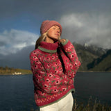 CCCP Red Small Round Collar Sweater Women Loose Retro Knitted Shirt Autumn And Winter Hooded Blouse HZ1208