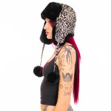 2025 Autumn And Winter Costume Crucifix Hot Hat Cute Warm Lightning Hat Y2K Subculture HZ1208