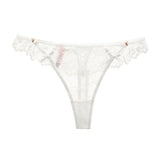 New Triangle Hollow Lace Side Thong Lady Water Drill Hanging Cotton Crotch Trousers Tpants HZ1208