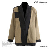 2025 Autumn And Winter Women's Clothing Niche Design Street Hit Color Drawstring Loose Casual Small Coat 1429 HZ1208