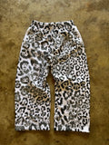 Autumn And Winter New Jacket Set Loose Street Fashion Leopard Print Retro Style Men And Women Casual HZ1208