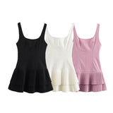 Spring New Wide Folding Body Slimming Jumpsuit Sling Dress 3067322 HZ1208