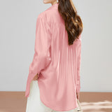 Summer New Sky Silk Sun Protection Shirt Women Summer Long-Sleeved Ice Silk Breathable Cool Blouse Lady Loose Shirt HZ1208