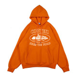 Small Graffiti Edig Dress Men's Clothing | 2025 Autumn And Winter Plus Thick Hooded Solid Coat Hoodie Hoodie Tide HZ1208