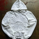 2025 New Jacket Embroidered Eyes National Tide Handsome Hoodie Hoodie Hoodie HZ1208