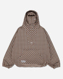 New Retro Half-Necked Jacket Men's And Women's Young Lattice Double Hat Hoodie HZ1208