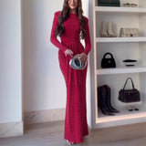 2025 Summer New Solid Color Low Chest U-Neck Elastic Tights Sexy Sleeveless Jumpsuit HZ1208