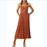 Straight Hair 2025 Spring New Women's Clothing Explosion Long Legs Thin Waist Bump Color Work Clothes Show Thin Jump Jump-Suited Jumpsuit Woman HZ1208