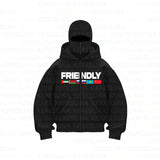 Street Trendy Pop Double Hat Design Hoodie Autumn And Winter New Men's And Women's Loose Y2K Jacket HZ1208