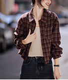 2025 Autumn And Winter New Super Good-Looking Retro Lazy Wind Loose Yang Gas Age Reduction Knitting Shirt Bottom Top HZ1208