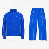 Autumn And Winter Sports Suit Wind Jacket Simple Street Fashion Zipper Solid Color Coat Men And Women HZ1208