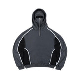 Ins Trendy Double Hat Design Hoodie Autumn And Winter New Men's And Women's Same Loose Y2K Jacket HZ1208
