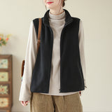 2025 Autumn And Winter New Mother Dress Rocking Velvet Horse Clip Warm Casual Coat Women Fashion Shoulder Vest Woman HZ1208