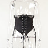 21154 Chiffon Shoulder Irregular Dress Girded Suit Temperament Commuting Short Skirt HZ1208