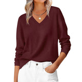 2025 Autumn And Winter Leisure Jacket Classic Fashion Temperament Long-Sleeved V-Neck Large-Size Knitted Shirt HZ1208