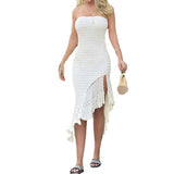 New Brooch Jab Jab Dress Hollow Sexy Open-Fork Tight Bikini Beach Hoodie HZ1208