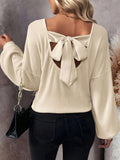 V-Neck 2025 Autumn/Winter T-Shirt Blouse Casual Fashion Elegant And Comfortable Knitwear HZ1208