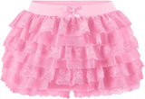 2025 Anti-Permeable Multi-Layer Cake Stacked Short Skirt Hot Trousers Hot Girl Sexy Fashion Lace Skirt Sexy Skirt HZ1208