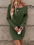 Autumn And Winter Fashion Sexy Knitted Skirt Women's Jersey Threads To Collect Waist Thin Ass Sweater Skirt HZ1208