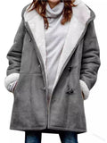 Autumn/Winter 2025 New Plus-Coat Pocket Women's Coat Stylish Elegance HZ1208