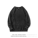 2025 Autumn And Winter New Pure Cotton Water Wash Old Sweater Women In Batik Retro Print Top Lady HZ1208