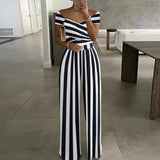 2025 New Women's Fashion Temperament Elegant Commuter Print Broad-Legged Women's Jumpsuits HZ1208