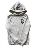 Zippered Hoodie Neutral Geometry Street Fashion Personality New Loose Hoodie HZ1208